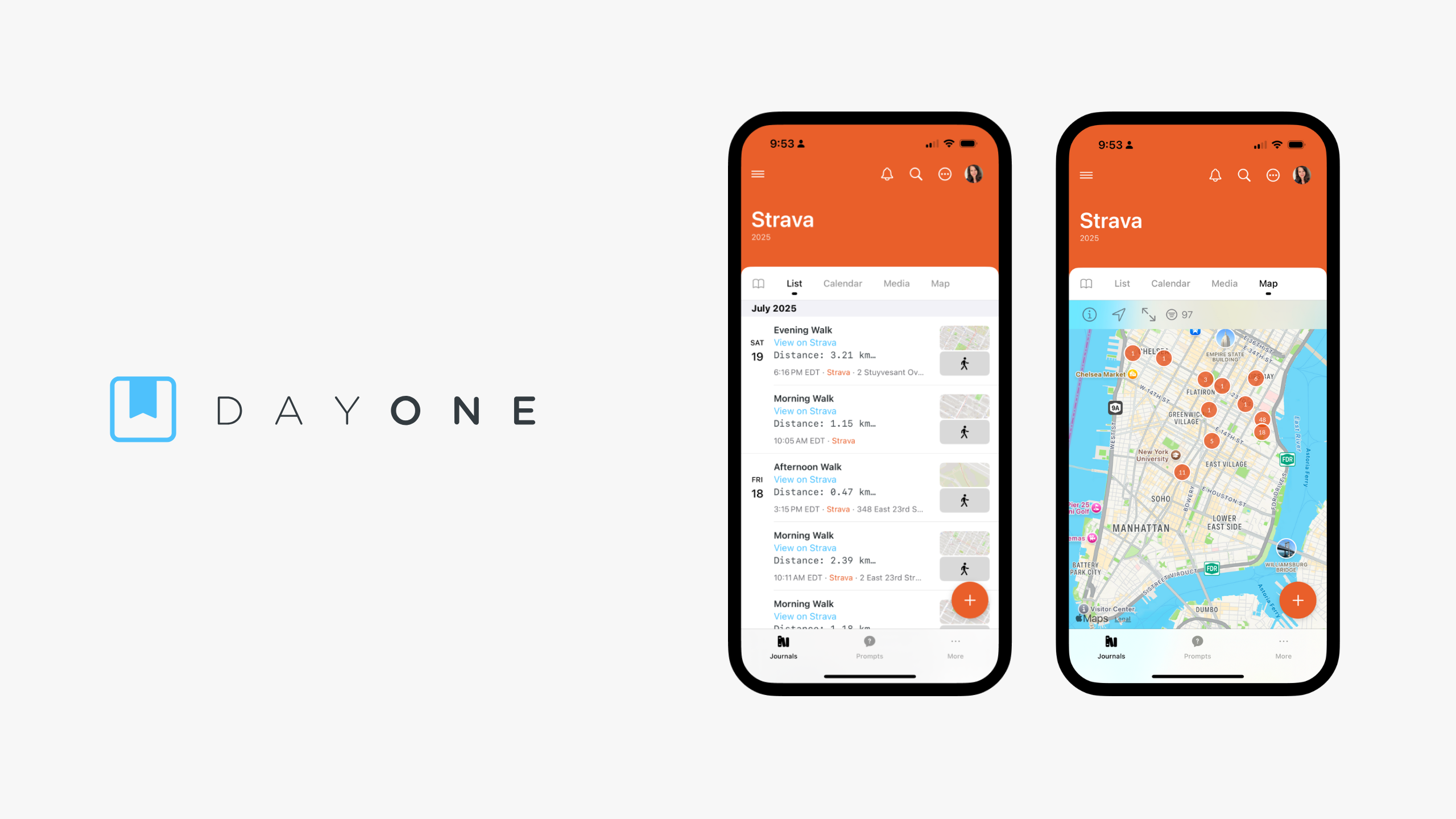 Turn Workouts into Memories: Connect Strava with Day One